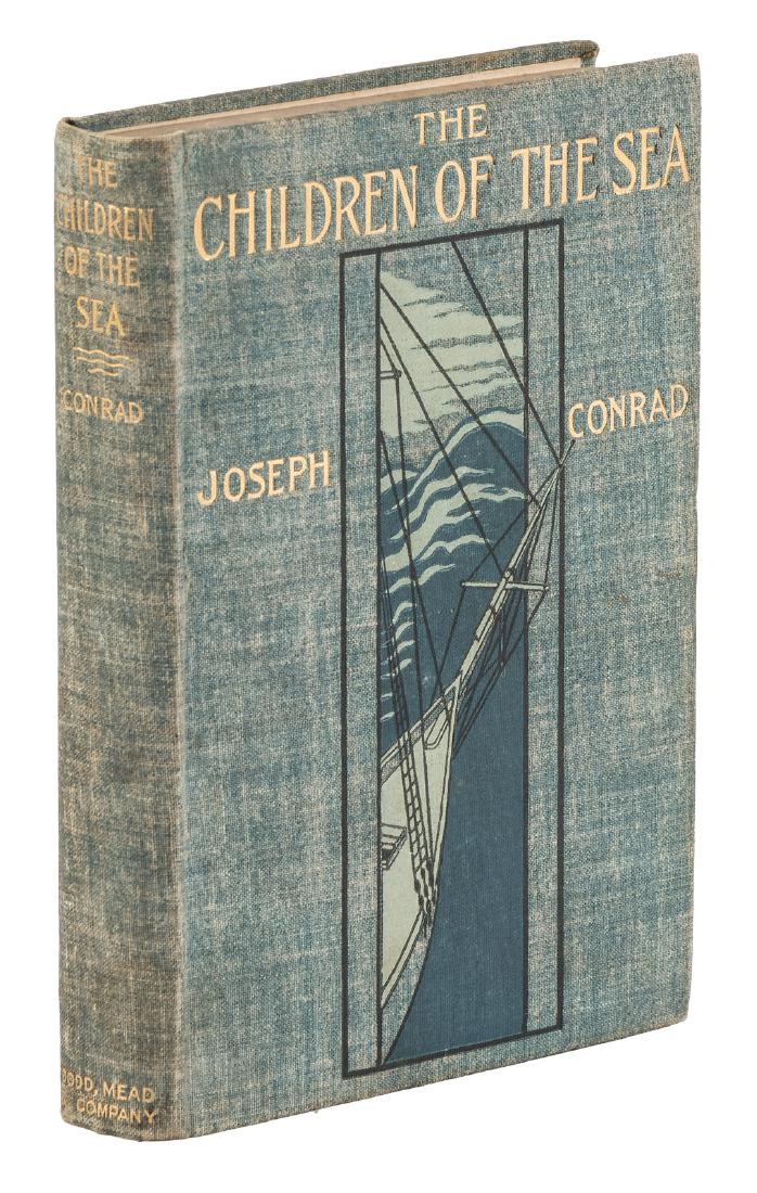 American edition of Conrad's "Nigger": Heading: Author: Conrad, Joseph Title: The Children of the Sea: A Tale of the Forecastle Place Published: New York Publisher:Dodd, Mead & Co. Date Published: 1897 Description: <