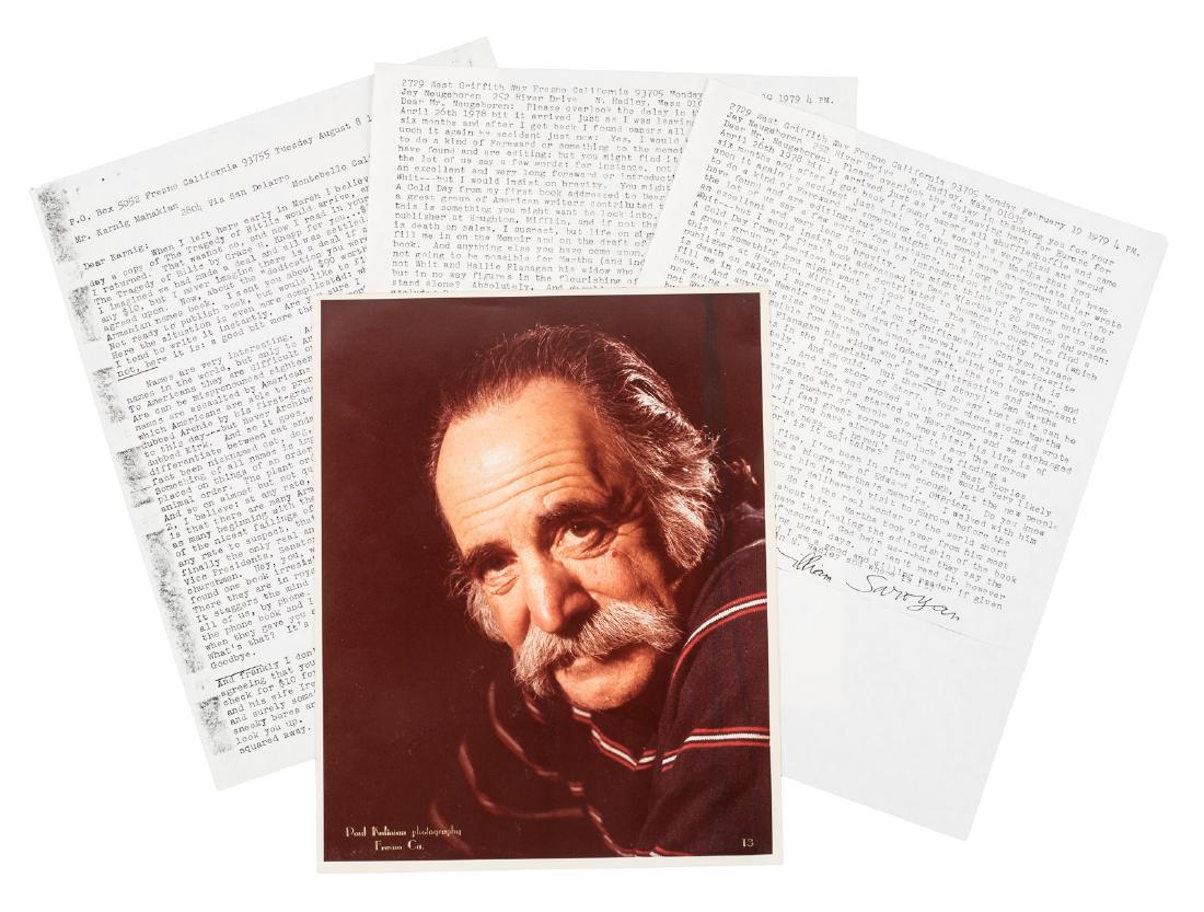 Letters from William Saroyan to LA Bookseller (1 of 7)