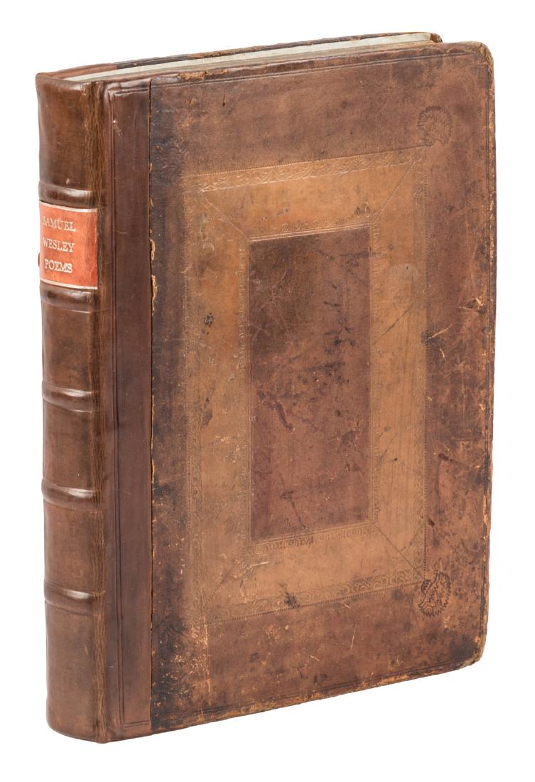 Collected verse of Samuel Wesley the Younger: Heading: Author: Wesley, Samuel Title: Poems on Several Occasions Place Published: London Publisher:Printed for the Author by E. Say and Sold by S. Birt Date Published: 1736 Descriptio