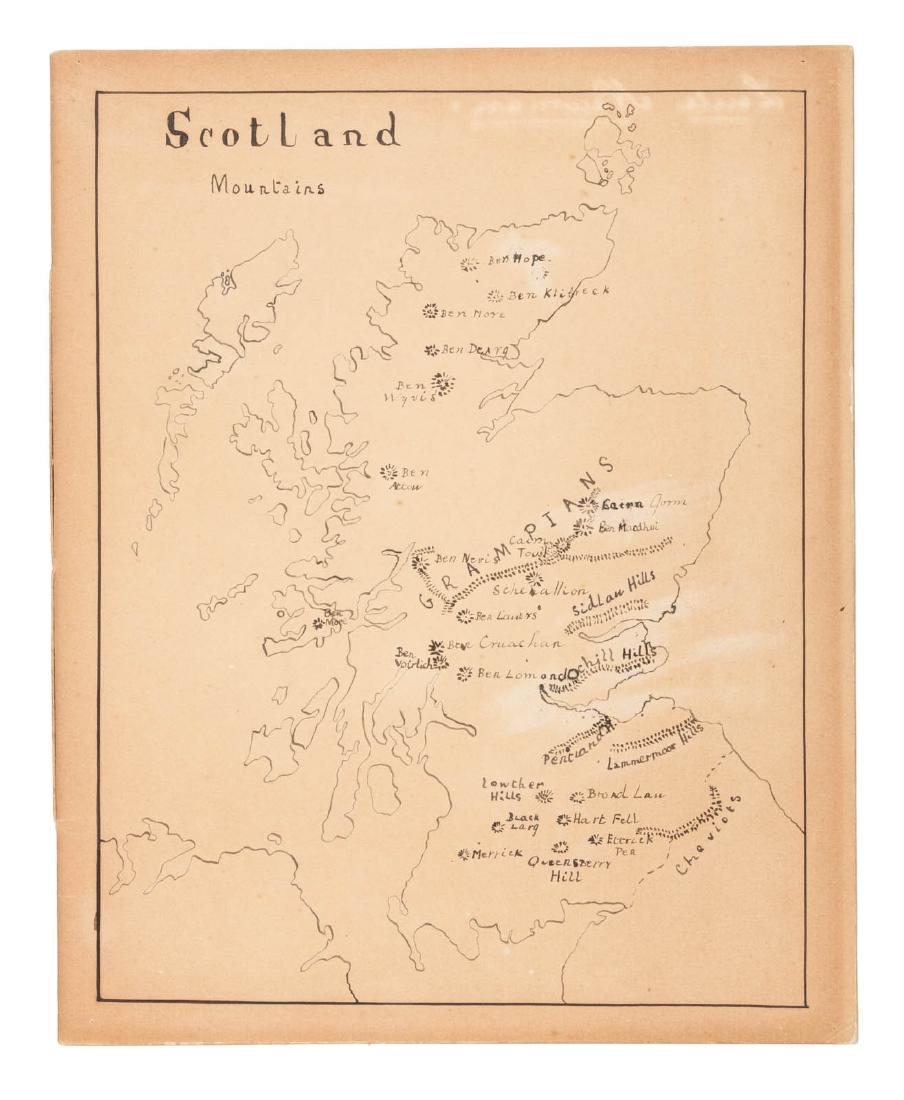 19th century manuscript atlas (1 of 1)