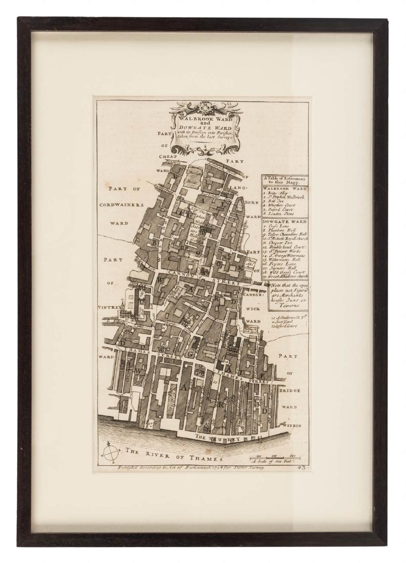Wards of London from Stow's Survey 1754 (1 of 1)