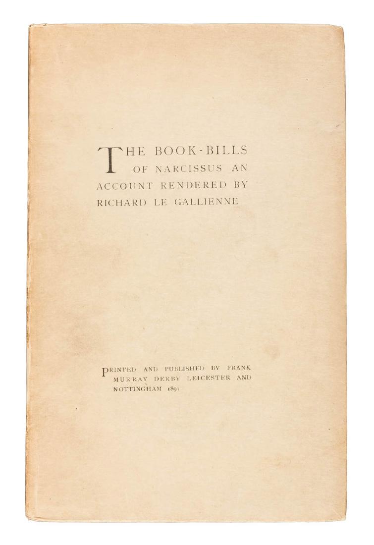 Large paper edition of The Book Bills of Narcissus (1 of 1)