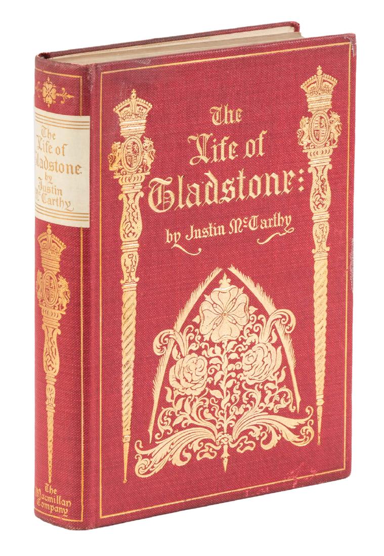 Justin McCarthy's The Story of Gladstones Life: Heading: Author: McCarthy, Justin Title: The Story of Gladstones Life Place Published: New York Publisher:The Macmillan Company Date Published: 1897 Description: xii, 436,