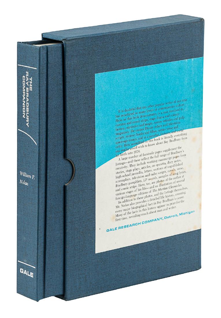 Ray Bradbury Companion - signed by Bradbury (1 of 2)