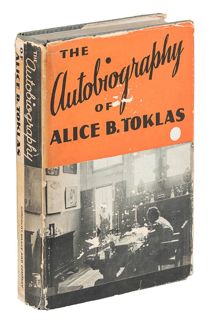 Autobiography of Alice B. Toklas - Inscribed by Stein (1 of 10)