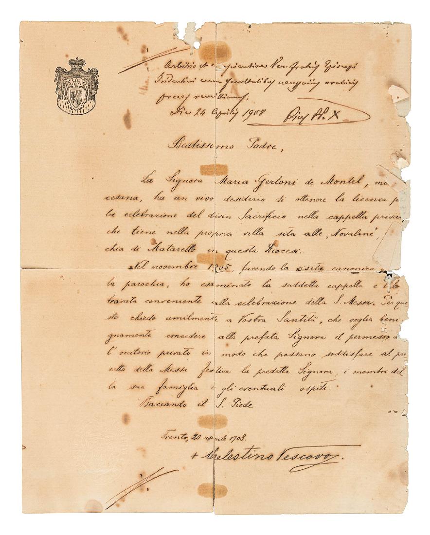 Four signed by popes or future popes (1 of 6)