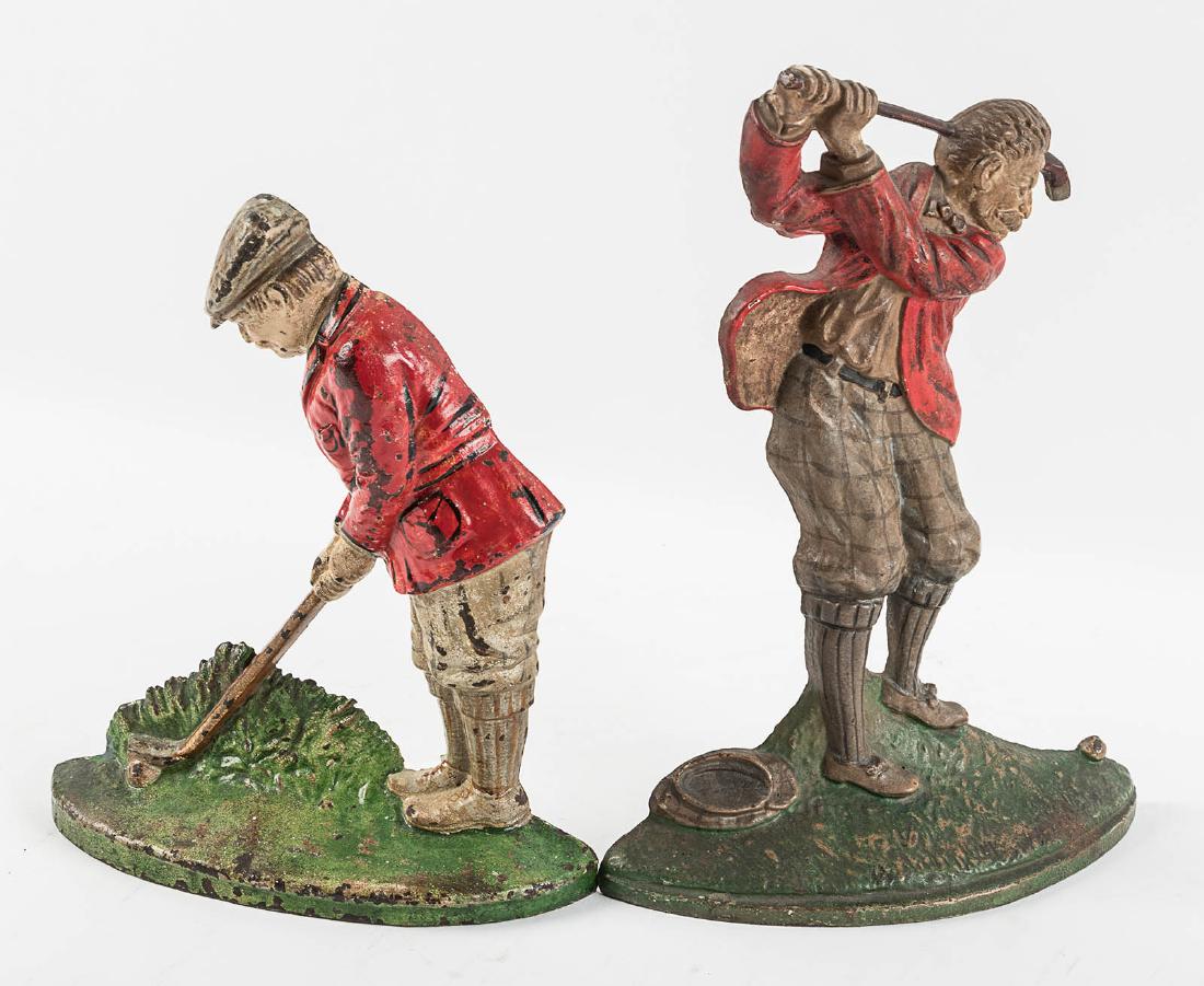 Pair of golfing doorstops. (1 of 1)