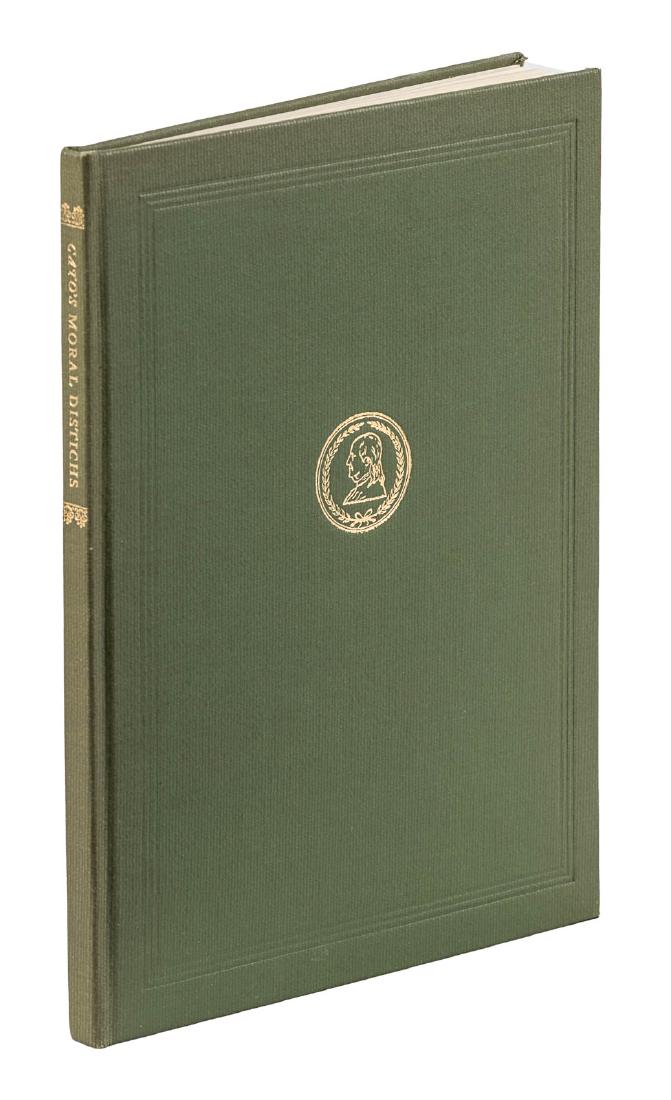 Leaf book with title page leaf printed by Benjamin (1 of 1)