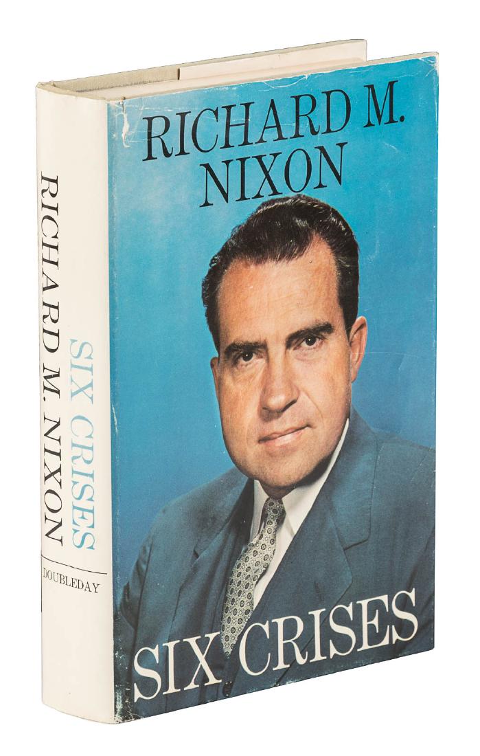 Richard M. Nixon Six Crises signed (1 of 2)