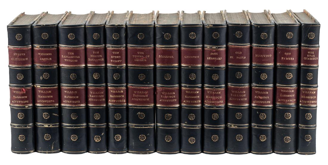 Nicely bound set of Ainsworth's novels: Heading: 296361_14.jpg Author: Title: Ainsworth, William Harrison Place Published: [Works, i.e. The Novels] Publisher:London Date Published: William Routledge Description: c.1850-1