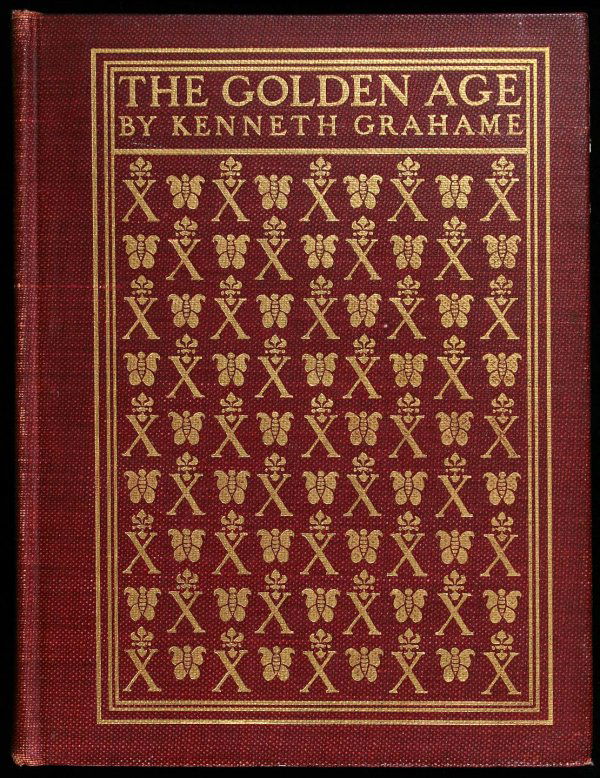 The Golden Age Illustrated by Maxfield Parrish: Title:The Golden Age Author:Grahame, Kenneth Description:Illustrated with 17 (of 18) plates by Maxfield Parrish, plus illustrated title-page. 8x6, maroon cloth, lettered and decorated in gilt, top edg