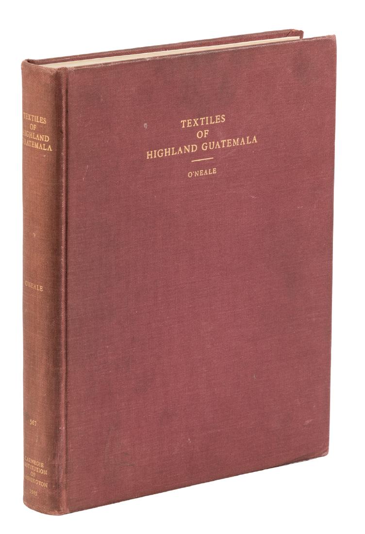 Textiles of Highland Guatemala: Heading: Author: O'Neale, Lisa M. Title: Textiles of Highland Guatemala Place Published: Washington, D.C. Publisher:Carnegie Institution of Washington Date Published: 1945 Description: