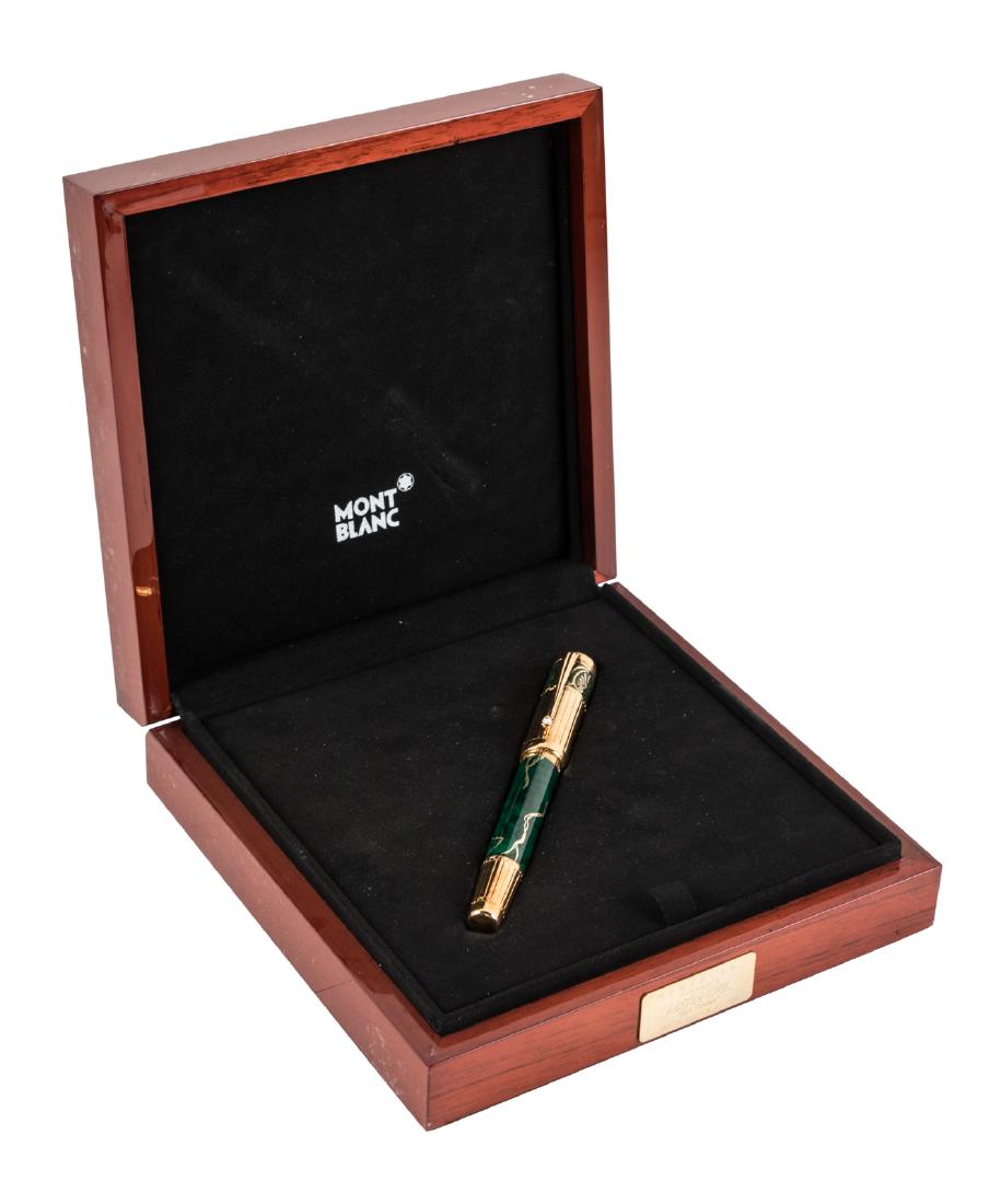 Montblanc Patron 888: Alexander the Great FP: Heading: Author: Montblanc Patron of Art Series Title: Alexander the Great 18K Gold Limited Edition 888 Fountain Pen Place Published: Germany Publisher: Date Published: 1998 Descriptio