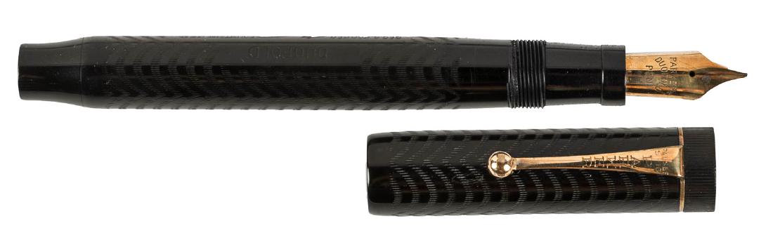 PARKER Duofold Senior BLACK Fountain Pen, c.1923 (1 of 1)