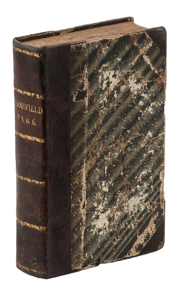 Austen's Mansfield Park 1837: Heading: Author: Austen, Jane Title: Mansfield Park: A Novel Place Published: London Publisher:Richard Bentley Date Published: 1837 Description: [2], 424 pp. Frontispiece a