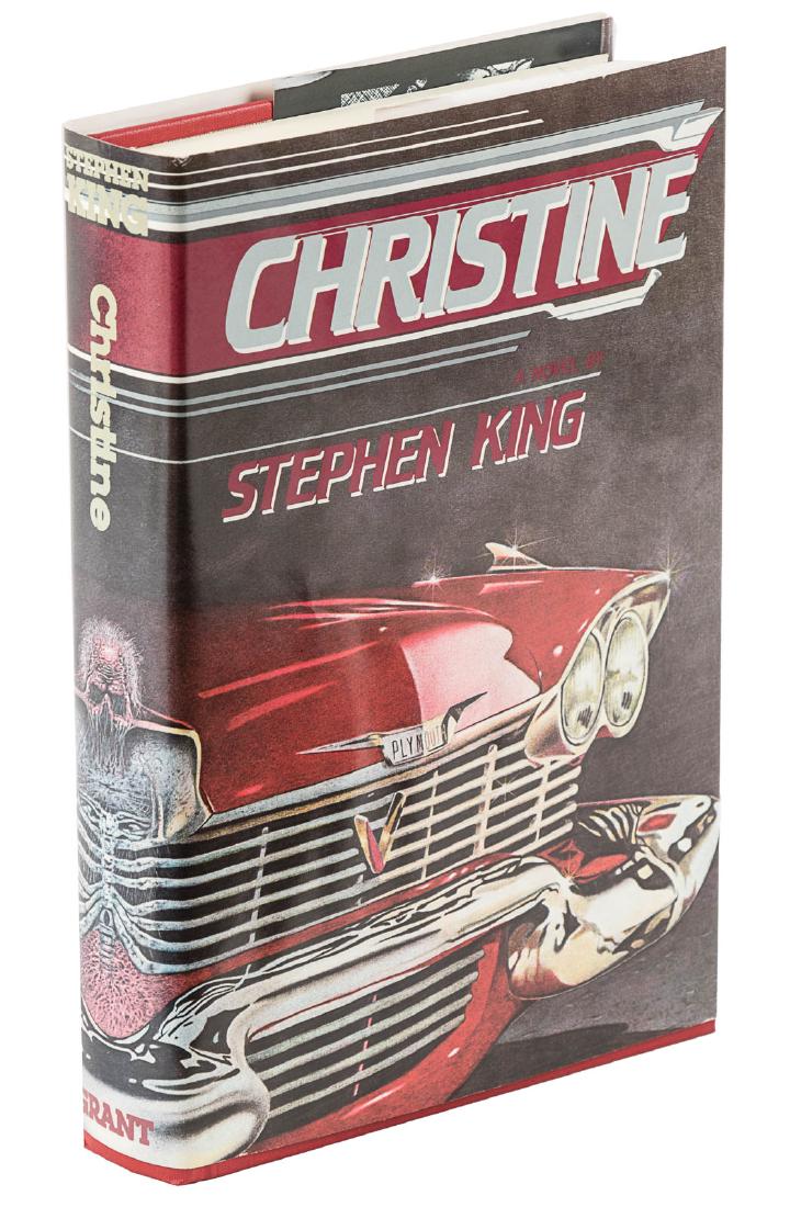 Stephen King Christine signed limited first Ed.: Heading: Author: King, Stephen Title: Christine Place Published: West Kingston, RI Publisher:Donald M. Grant Date Published: [1983] Description: Illustrated by Stephen Gerv