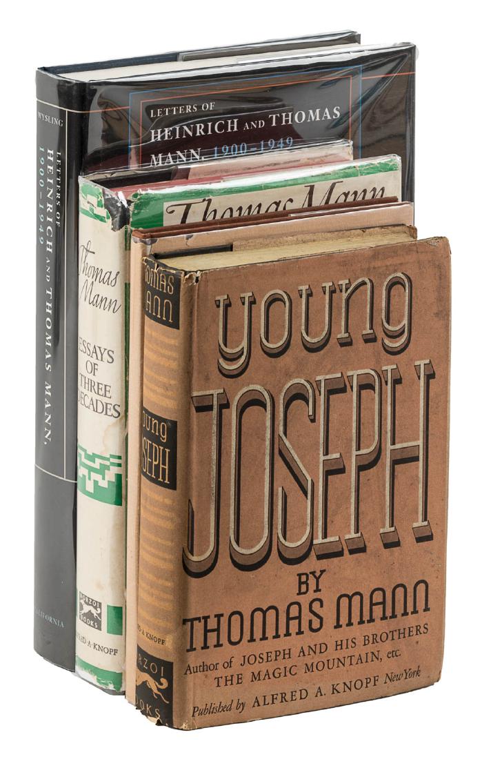 Four titles by Thomas Mann: Heading: Author: Mann, Thomas Title: Four titles by Thomas Mann Place Published: Various places Publisher: Date Published: Various dates Description: Includes: