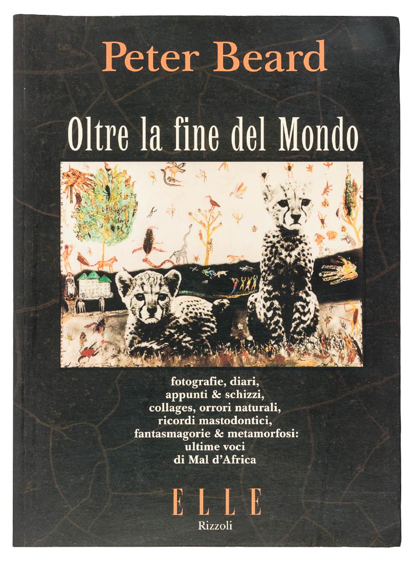 Italian edition of Peter Beard's solo exhibition: Heading: Author: Beard, Peter Title: Oltre la fine del Mondo (Beyond the End of the World) Place Published: Milan Publisher:Rizzoli Date Published: 1997 Description: Unpagi