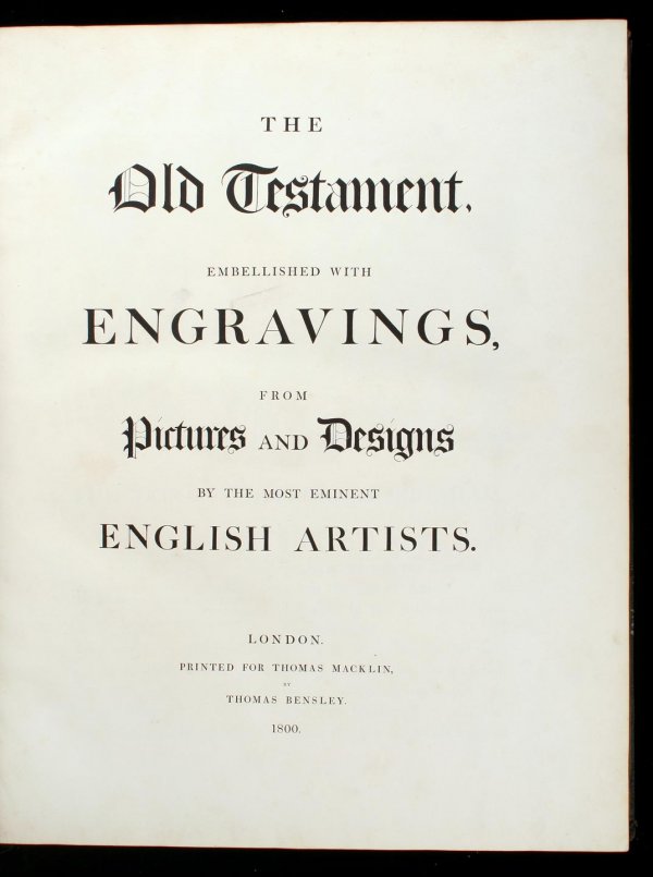 The Macklin Bible - 6 Volumes - 1800 - 3