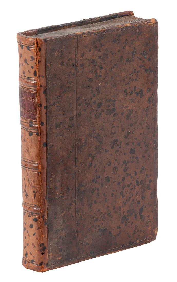 Baconiana 1679: Heading: Author: Bacon, Francis Title: Baconiana. Or Certain Genuine Remains of Sr. Francis Bacon, Baron of Verulam, and Viscount of St. Albans Place Published: London Publisher:Printed by J.D. for Ri