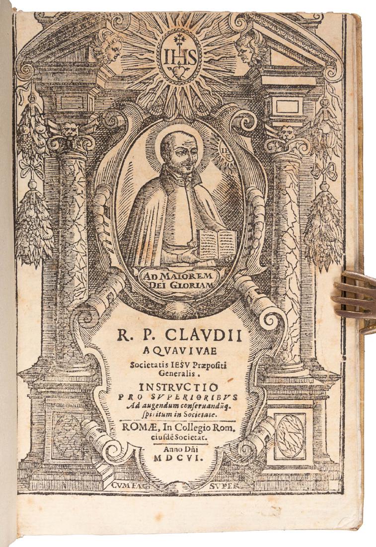Jesuit Claudio Acquaviva 1606 (1 of 2)