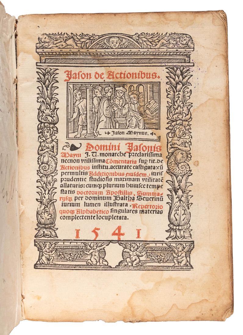 Jason de actionibus, 1541 (1 of 4)