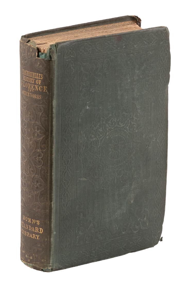 George B. McClellan's copy of The Prince (1 of 2)