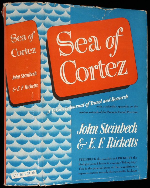 Steinbeck & Ricketts Sea of Cortez 1st Ed. in dj: Title: Sea of Cortez: A Leisurely Journal of Travel and Research Author: Steinbeck, John & Edward F. Ricketts Description: Illustrated from color and black and white photographs, drawings and charts;
