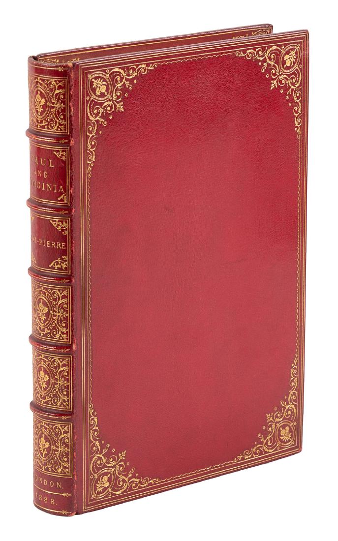 Saint-Pierre's Paul and Virginia w/manuscript page 1888 (1 of 5)