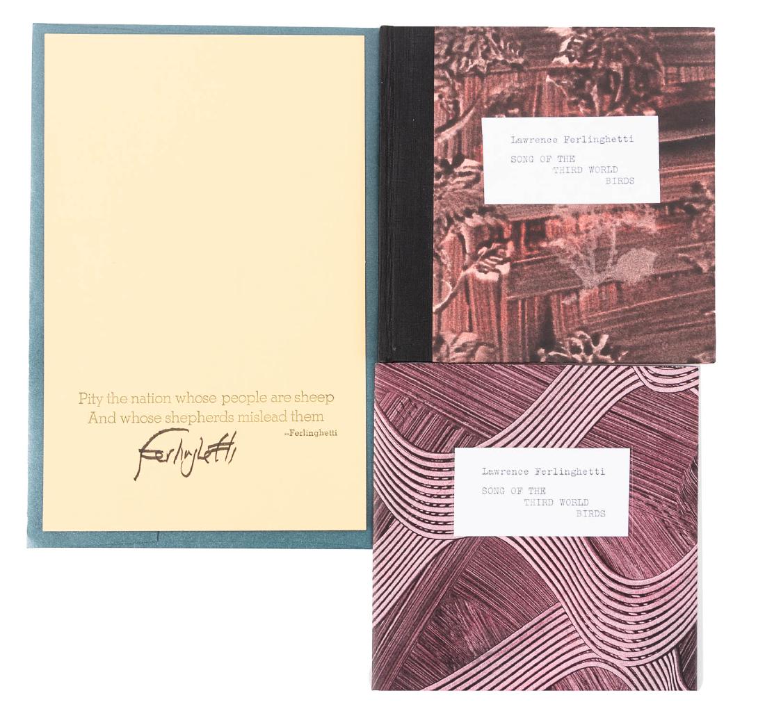 Three signed titles by Lawrence Ferlinghetti (1 of 1)