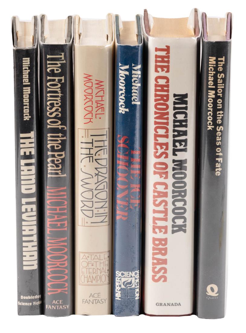 Six signed works by Michael Moorcock (1 of 2)