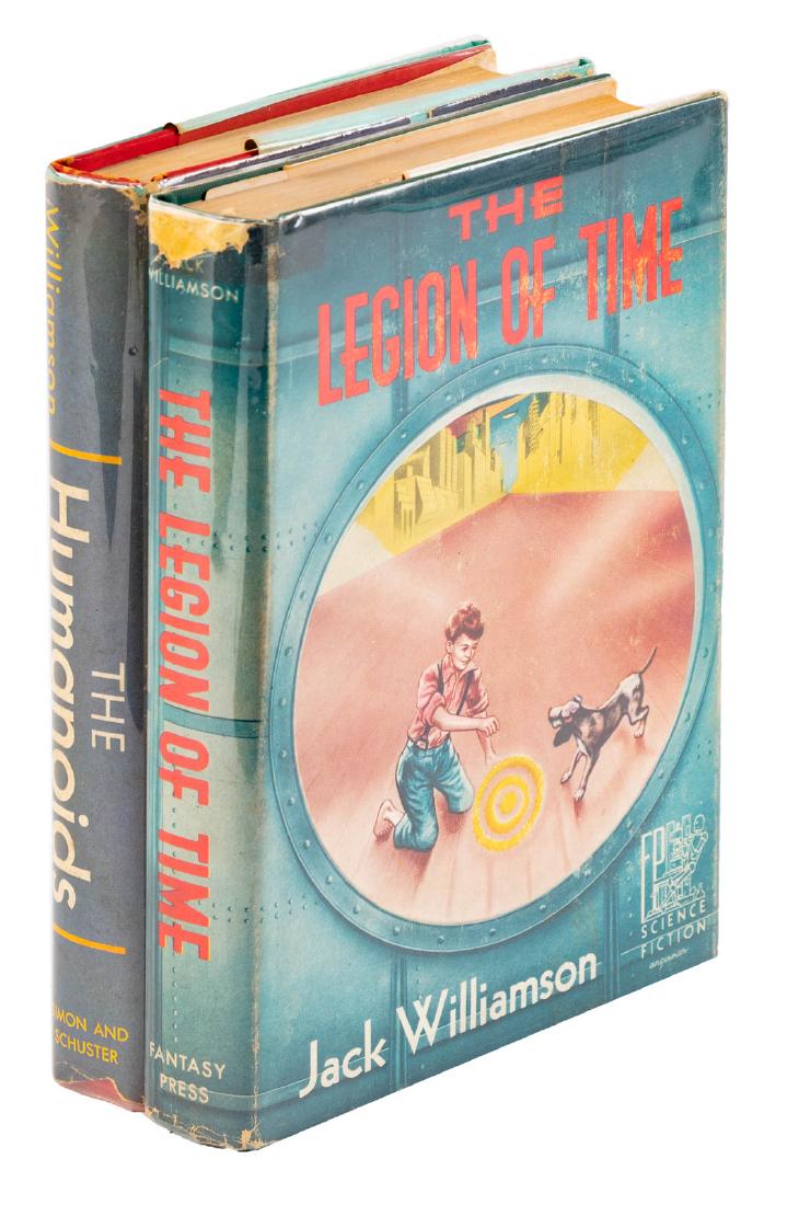 2 signed science fiction titles by Jack Williamson (1 of 2)
