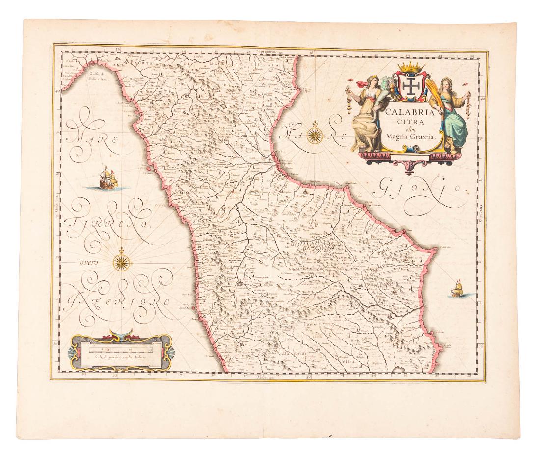 Blaeu map of part of Italian boot (1 of 1)