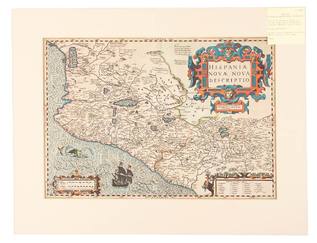 Map of Old Mexico by Mercator (1 of 1)