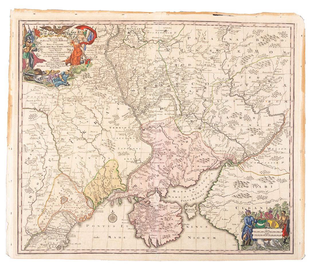 Map of Ukraine and Crimea, 1740 (1 of 5)