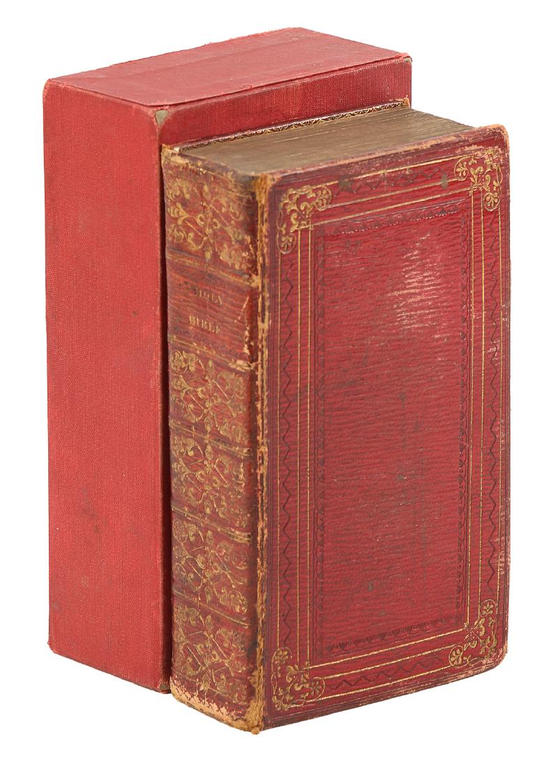 Bible with scenic fore-edge painting 1823 (1 of 4)