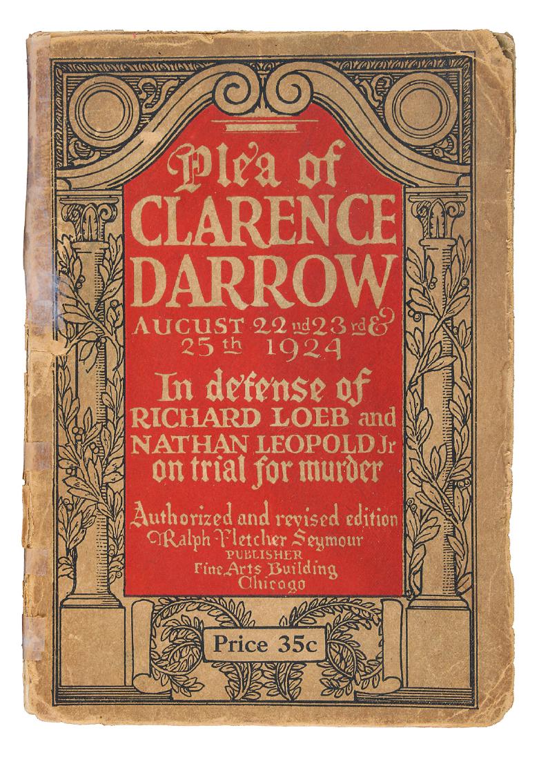 Signed with inscription by Clarence Darrow (1 of 5)