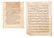 Gregorian chant on vellum + another ms. leaf