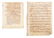 Gregorian chant on vellum + another ms. leaf - 2