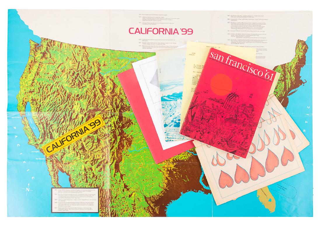 Box of counterculture ephemera: Heading: (Counterculture) Author: Title: Box of ephemera related to the 60s/70s counterculture Place Published: Various places Publisher: Date Published: Various dates Description: