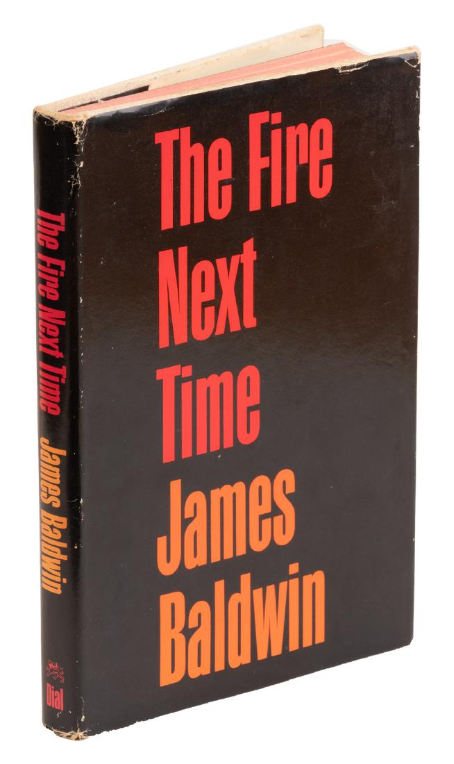 Baldwin, The Fire Next Time, with inscription card (1 of 2)