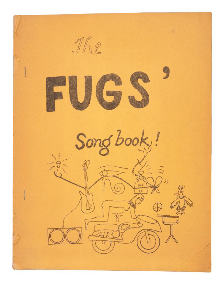 The Fugs' Songbook! 1966: Heading: Author: Sanders, Ed Title: The Fugs' Songbook! Place Published: Detroit Publisher:Artists' Workshop Press Date Published: 1966 Description: [3], 1-27, [2] leaves.