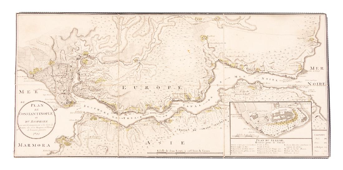 Rare map of the Bosphorus, 1788 (1 of 7)