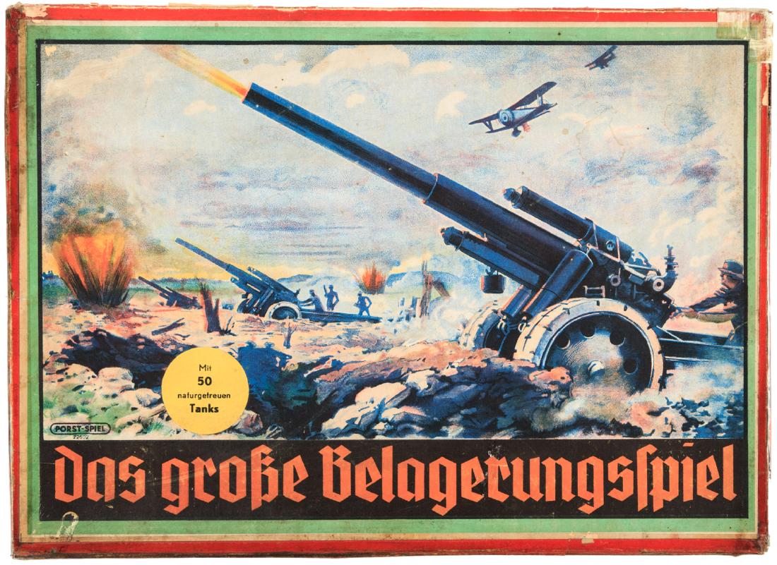 Germany military game with 50 glass tanks (1 of 2)