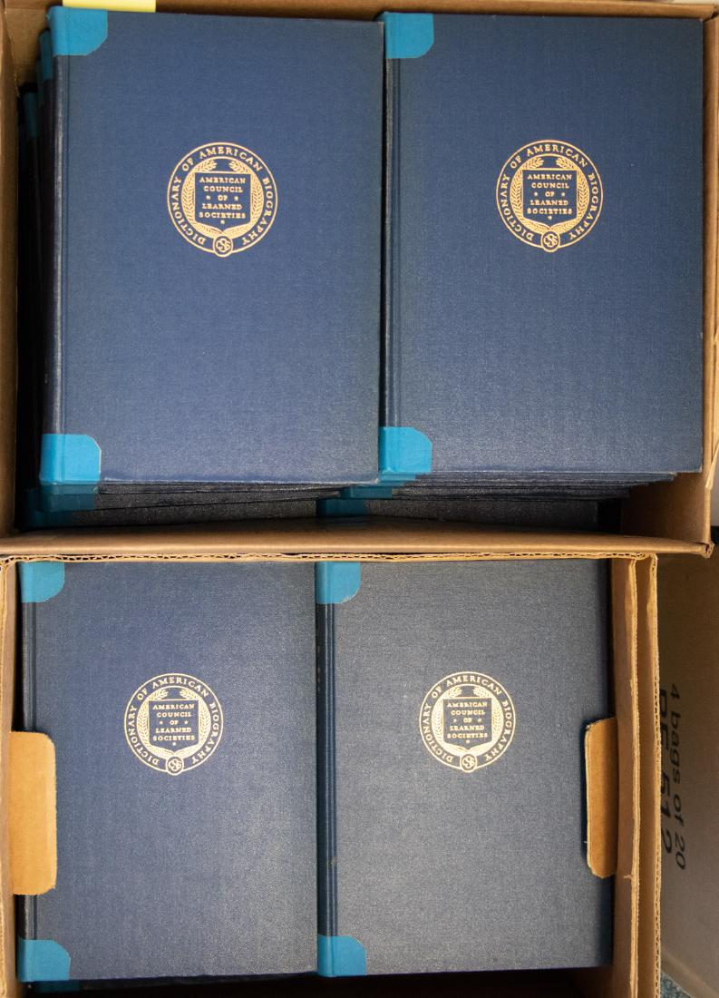 Dictionary of American Biography, 20 vol. + 2 (1 of 1)