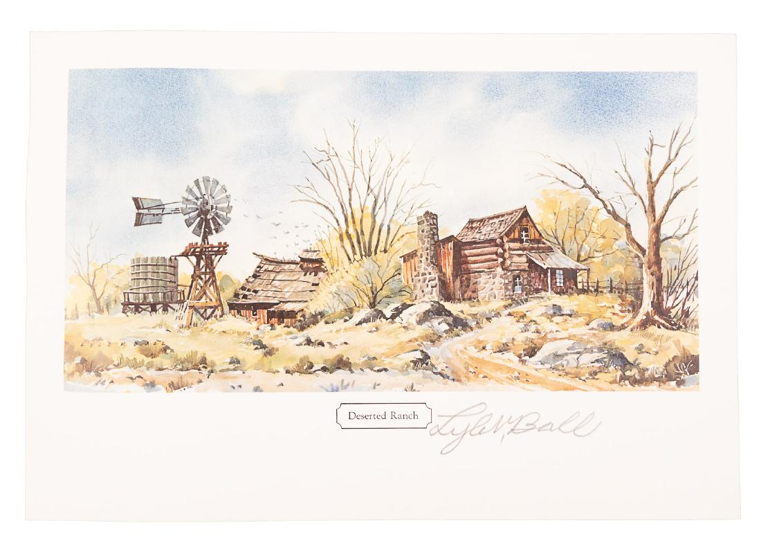 The Art of Lyle V. Ball - two editions w/original print (1 of 2)