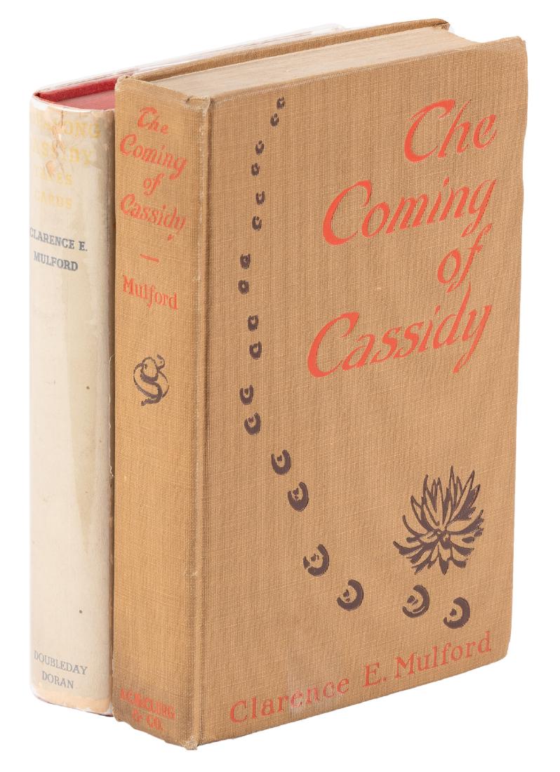 Two Hopalong Cassidy first editions: Heading: Author: Mulford, Clarence E. Title: Two Hopalong Cassidy titles Place Published: Various places Publisher: Date Published: Various dates Description: 2 volumes. In