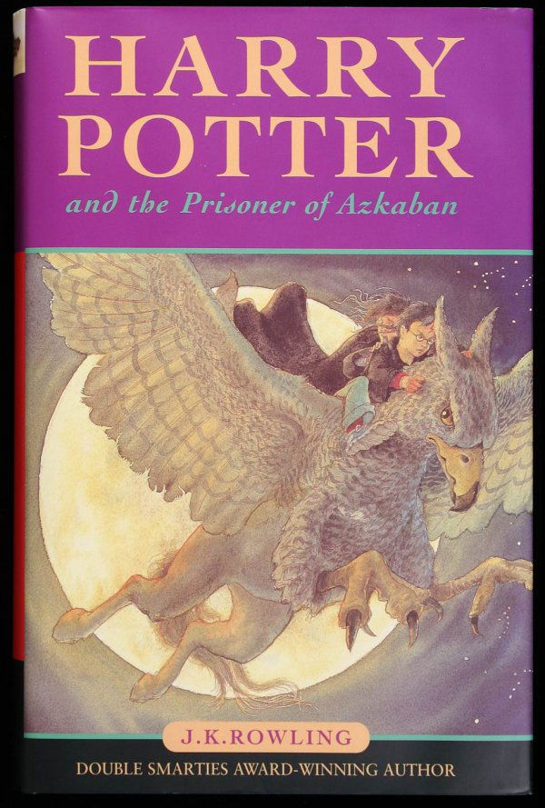 Harry Potter Prisoner of Azkaban 1st issue in dj: Title: Harry Potter and the Prisoner of Azkaban Author: Rowling, J.K. Description: 7¾x5, color pictorial boards based upon an illustration by Cliff Wright, matching jacket. First Edition, First Print