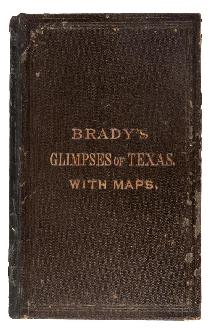 Texas Immigration Booklet With Map 1871