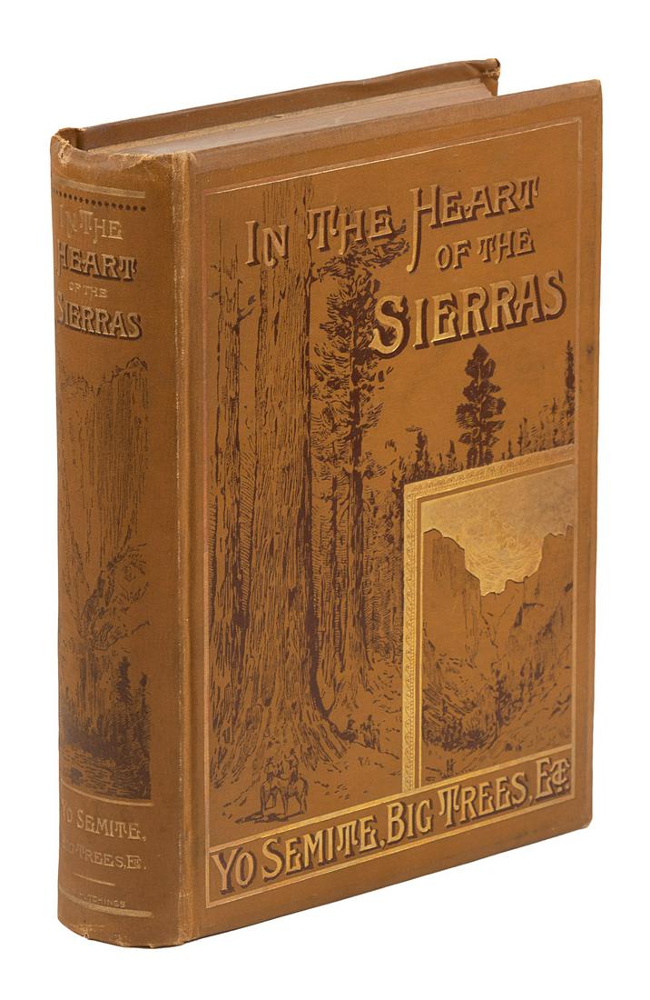 Hutchings in Heart of Sierras: Heading: Author: Hutchings, James Mason Title: In the Heart of the Sierras: The Yo Semite Valley, both Historical and Descriptive: And Scenes by the Way. Big Tree Groves. The High Sierra, with its Mag